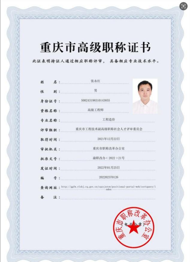 张永红 - 造价工程师